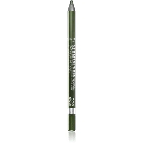 Rimmel Scandal'Eyes Khôl Kajal vodeodolná ceruzka na oči odtieň 006 Green 1.3 g