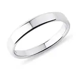 Pánska obrúčka z bieleho zlata KLENOTA