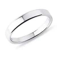 Pánska obrúčka z bieleho zlata KLENOTA