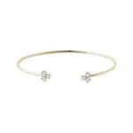 Zlatý náramek se šesti brilianty KLENOTA