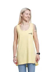 Meatfly dámské tílko Zoe Light Yellow | Žlutá | Velikost S | 100% bavlna