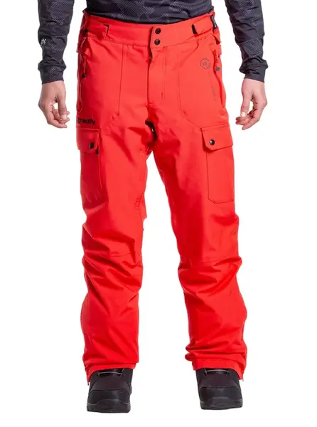 Meatfly pánské SNB & SKI kalhoty Gary Ferrari Red | Červená | Velikost XXL