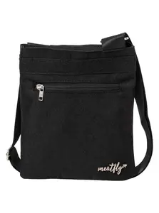 Meatfly dámská kabelka Dixie Black | Černá | Objem 0,4 L