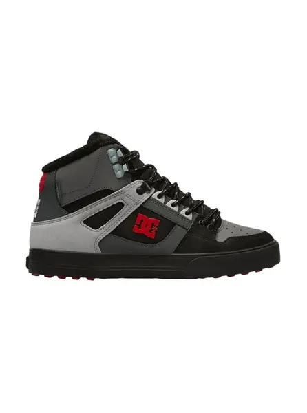 Dc shoes pánské boty Pure Ht Grey/Black/Red | Černá | Velikost 11,5 US
