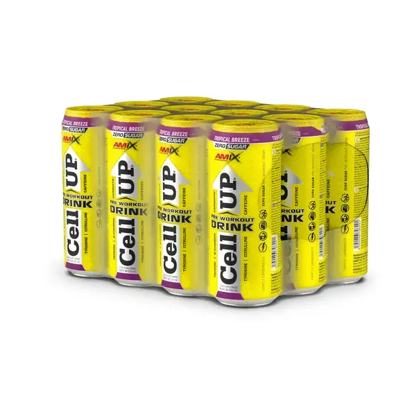 LARGE LIFE LIMITED - Czech Republic branch, organizační složka CellUP PreWorkout Drink , Cherry - Berry, 12x500ml