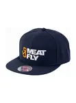 Meatfly kšiltovka Ness Snapback Petrol / White Revital | Bílá | Velikost One Size