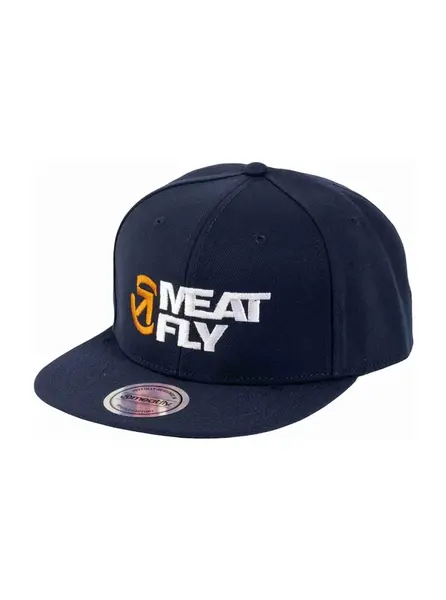 Meatfly kšiltovka Ness Snapback Petrol / White Revital | Bílá | Velikost One Size