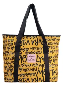 Meatfly plážová kabelka X Pura Vida Skye Yellow/Black | Žlutá | Velikost One Size