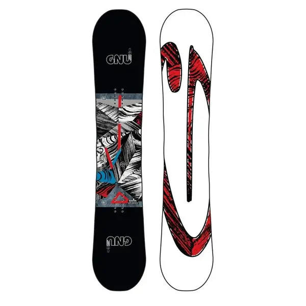 Gnu snowboard Asym Carbon Credit BTX 159 | Černá | Velikost snb 159
