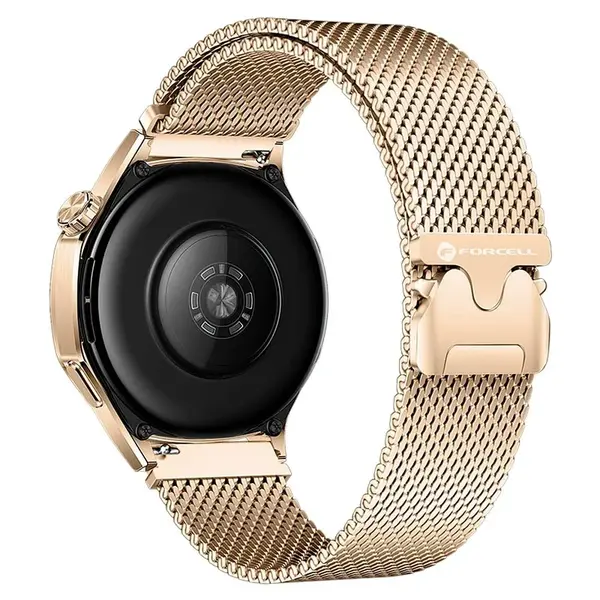 F-Design FS10 Ocelový řemínek pro hodinky Samsung Watch 22 mm, zlatý