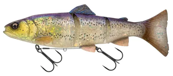 Savage gear gumová nástraha 3d line thru trout clear blue trout - 15 cm 40 g