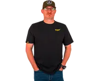 Black cat tričko chase dreams black tee - s