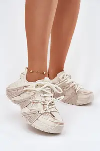 Boto Tenisky Sportovní Boty Dámské Béžové Tonelli