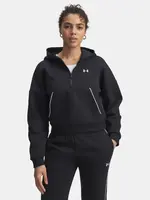 Dámská mikina Under Armour Rival Flc Piped HZ Hoodie-BLK - Dámské