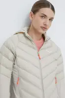 Péřová sportovní bunda Salewa Agner Hybrid béžová barva, 00-0000028019