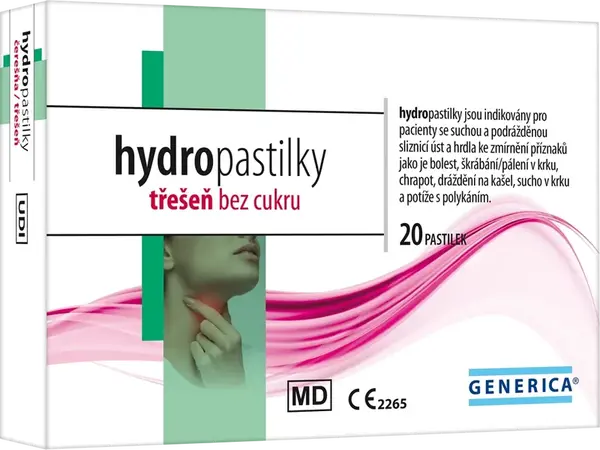 Hydropastilky třešeň bez cukru 20ks Generica