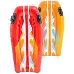 Matrace plovací do vody s úchyty - Červená