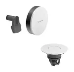 Hansgrohe Exafill - Vrchná súprava k vaňovej odtokovej a prepadovej súprave s napúšťaním, Push-Open, lesklá biela/kefovaný čierny chróm 58119340