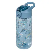 Tritanová fľaša na nápoje so slamkou Dino, 500 ml