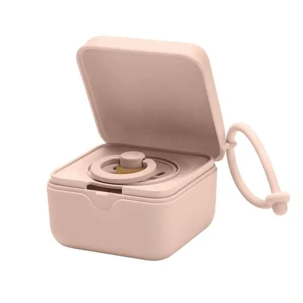 BIBS krabička na cumlíky - Blush
