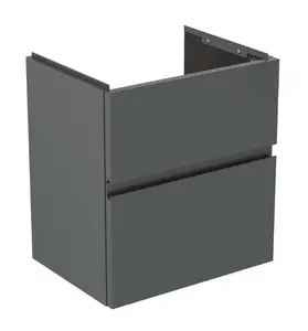 Ideal Standard Finesse - Umývadlová skrinka, 50x38x55 cm, 2 zásuvky, matný antracit E3378Y2