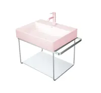 Duravit DuraSquare - Kovový podstavec pre umývadlo, chróm 0031021000