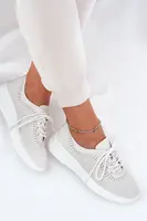 Dámské Kožené Sportovní Boty Vinceza 79532 Bílé