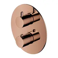 OMNIRES Y - Termostatická baterie pod omítku, pro 2 spotřebiče, měď Y1236ROCP