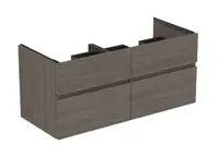 Ideal Standard Finesse - Umyvadlová skříňka, 120x51x55 cm, 4 zásuvky, Dark Elm E3399UR