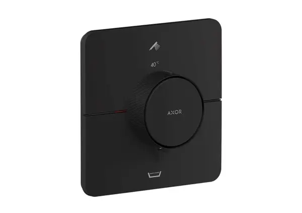 Axor ShowerSelect ID - Termostatická baterie pod omítku, pro 2 spotřebiče, matná černá 36755670