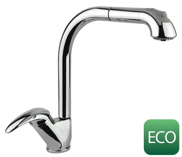 Sapho Axus - Dřezová baterie s výsuvnou sprškou, chrom 1112-72