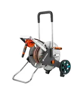 Gardena CleverRoll - Vozík na hadici CleverRoll M Easy, kovový, s hadicí Flex a příslušenstvím, 25 m 18547-20