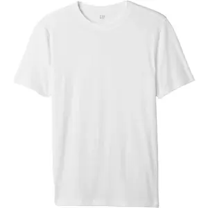 GAP V-EVERYDAY SOFT CREW - SOLID Pánské tričko, bílá, velikost