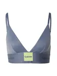 Calvin Klein Underwear Podprsenka  sivá / limetová