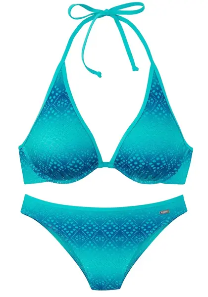 BUFFALO Bikiny  vodová / tmavomodrá