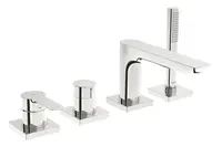 Hansa Ligna - Batéria na okraj vane, 4-otvorová inštalácia, chróm 06442473