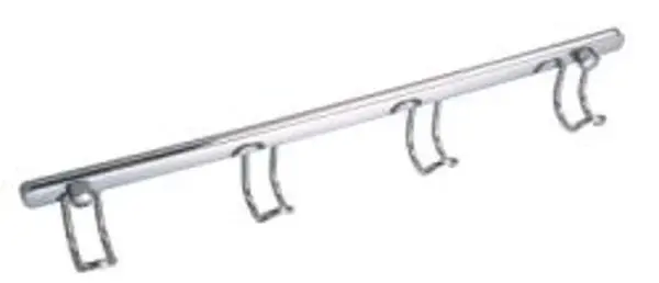 Novaservis Drôtený program - Štvorháčik, dĺžka 25 cm, chróm 6043,0