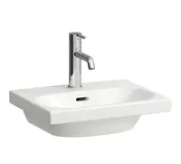 Laufen Lua - Umývadielko nábytkové 45x35 cm, s prepadom, otvor na batériu, LCC, biela H8160804001041