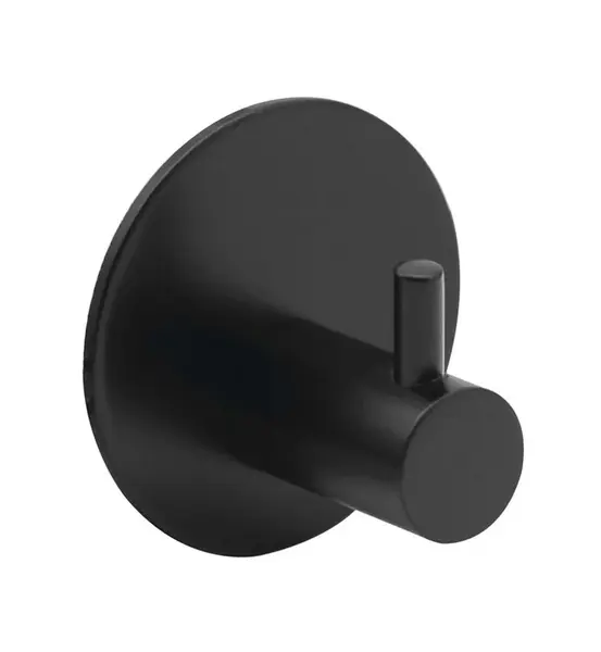 Sapho Doplnky - Samolepiaci háčik, čierna mat 32204