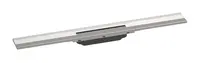 Hansgrohe RainDrain Flex - Lineární sprchový žlab s nerezovým roštem 700, ke stěně, zkrátitelný, kartáčovaná nerez 56050800