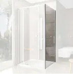 Ravak Pivot - Sprchová stena PPS-80, 77-80 cm, satin/číre sklo 90G40U00Z1