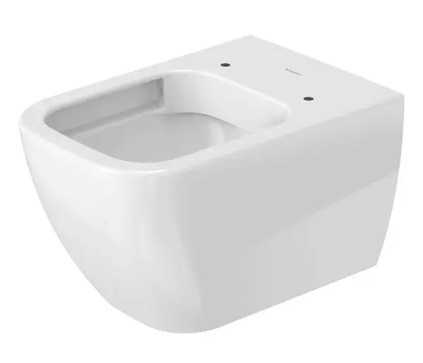 Duravit Happy D.2 - Závesné WC, Rimless, WonderGliss, biela 22220900001