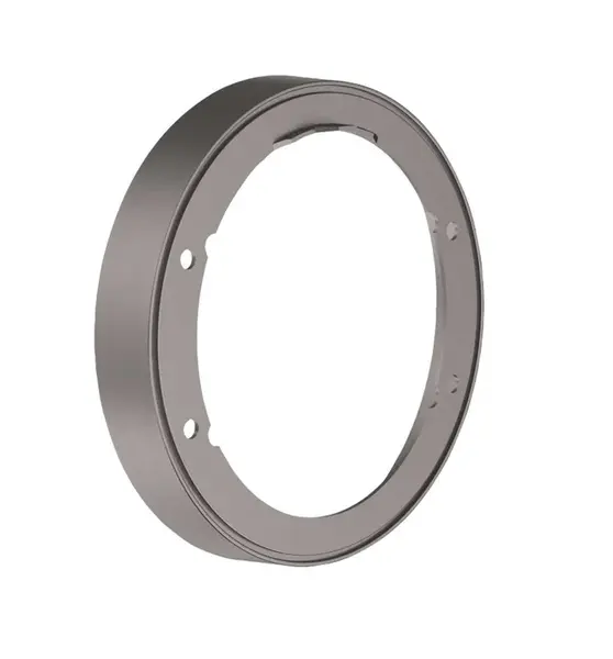 Hansgrohe Príslušenstvo - Predlžovacia rozeta, priemer 150 mm, kefovaný čierny chróm 13597340