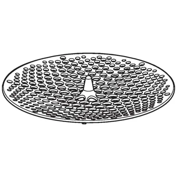 Geberit Príslušenstvo - Pisoárové sitko na sifónový adaptér,  priemer 103 mm – 125 mm 116.067.00.1