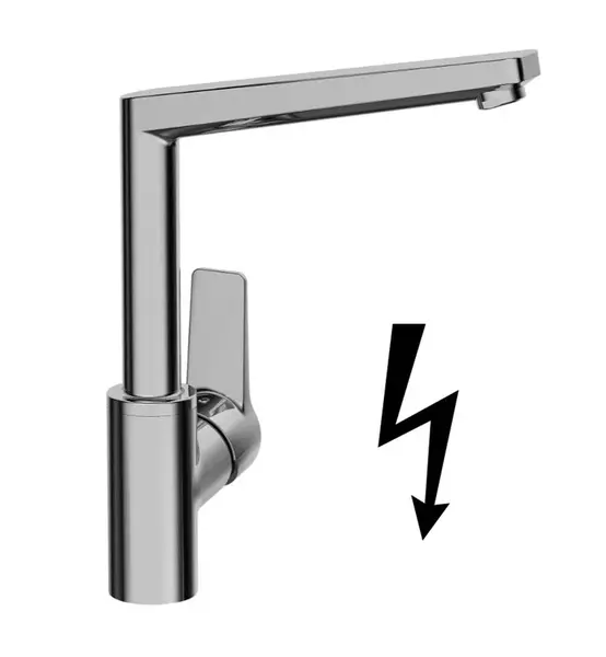 Hansa - Páková dřezová baterie pro beztlaké ohřívače, chrom 09221103ROZ1