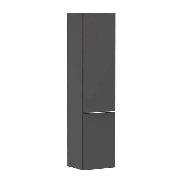 Hansgrohe Xelu Q - Vysoká skříňka 40x165x35 cm, 2 dvířka, panty vlevo, matná šedá/matná bílá 54136700