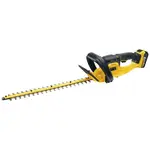 DeWALT Zahradní technika - 18V AKU plotové nůžky 55 cm, 1x aku 5,0 Ah Li-Ion, nabíječka DCM563P1