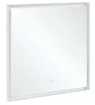 Villeroy & Boch Subway 3.0 - Zrcadlo v rámu s LED osvětlením, 80x75 cm, dotykový senzor A4638000