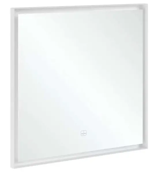 Villeroy & Boch Subway 3.0 - Zrcadlo v rámu s LED osvětlením, 80x75 cm, dotykový senzor A4638000