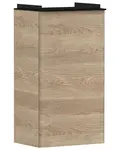 Hansgrohe Xelu Q - Umývadlová skrinka, 63x34x27 cm, 1 dvierka, pánty vľavo, prírodný dub/matná čierna 54013670